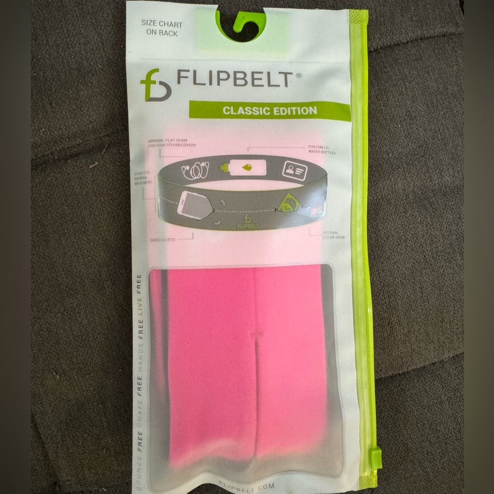 New Pink Flipbelt Running Belt